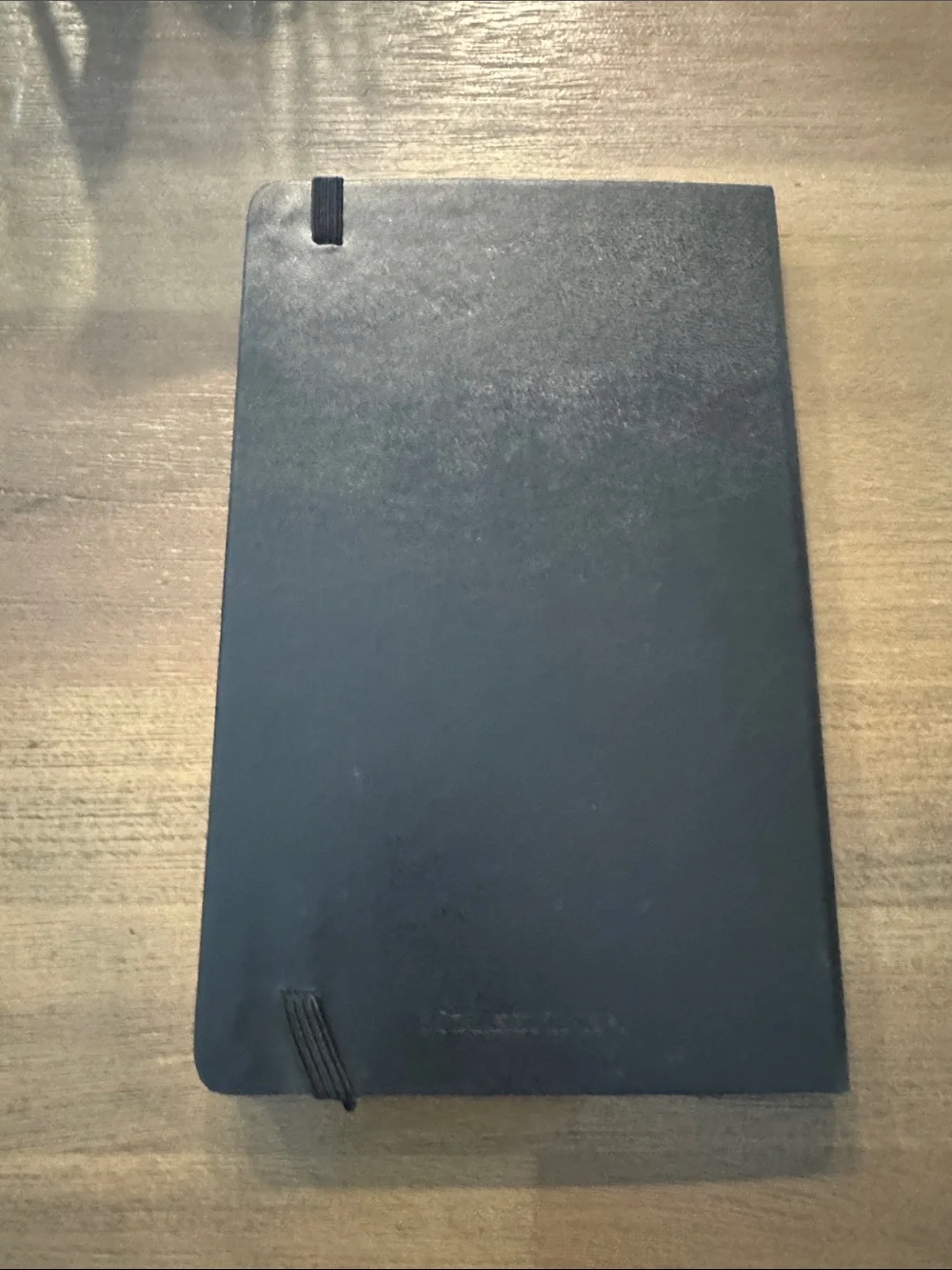 Moleskine Black Hardcover Notebook with Elastic Closure